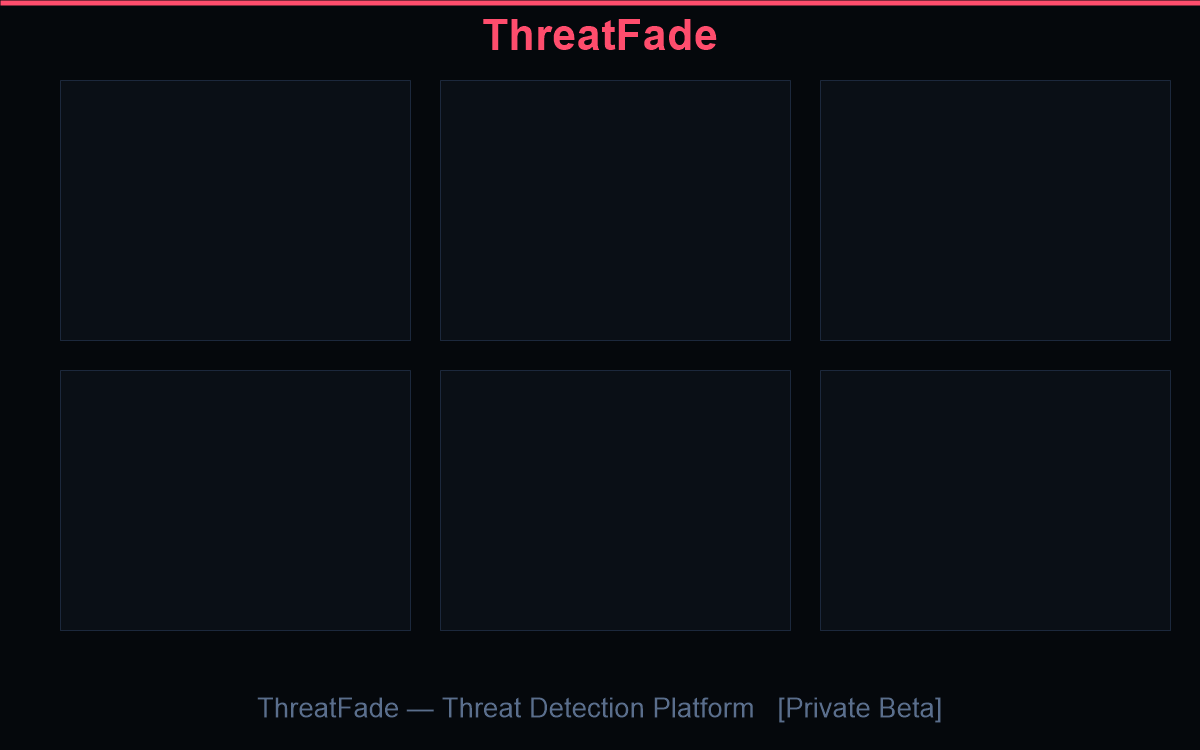ThreatFade threat detection platform preview